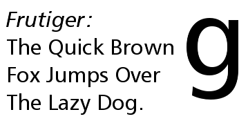 Image:Frutiger.png