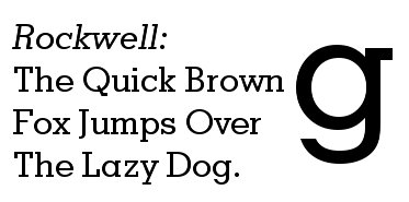 Image:Rockwell_font.png